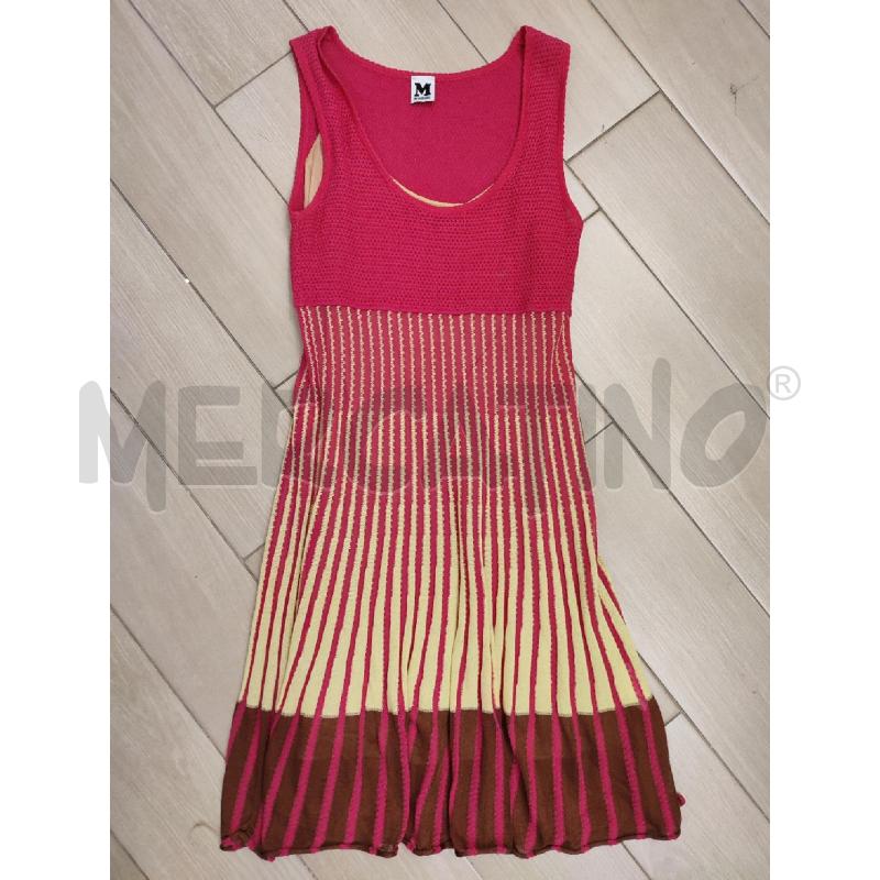 VESTITO DONNA ROSA GIALLO MISSONI | Mercatino dell'Usato Roma montemario 1