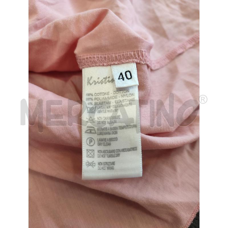 VESTITO DONNA ROSA KRISTINA T | Mercatino dell'Usato Roma montemario 2