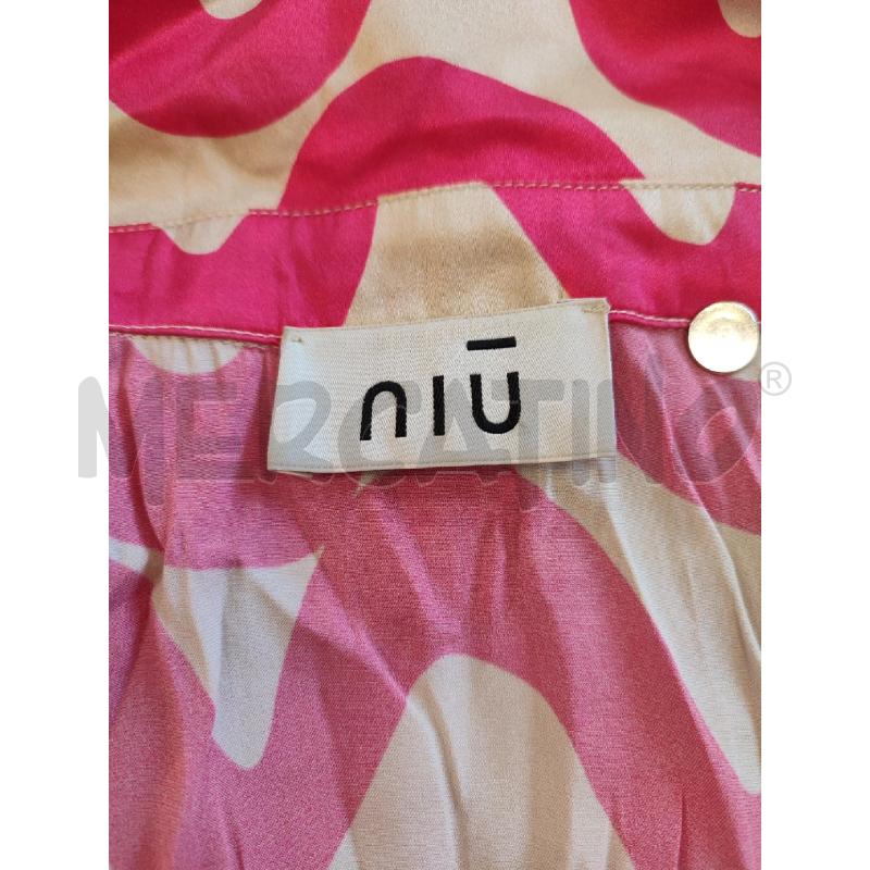 VESTITO DONNA ROSA NIU BEIGE ONDE | Mercatino dell'Usato Roma montemario 2