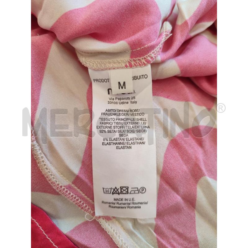 VESTITO DONNA ROSA NIU BEIGE ONDE | Mercatino dell'Usato Roma montemario 3