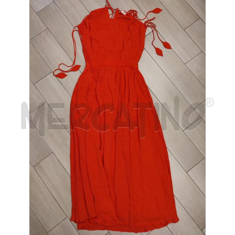 VESTITO DONNA ROSSO CORALLO TORY BURCH | Mercatino dell'Usato Roma montemario 1
