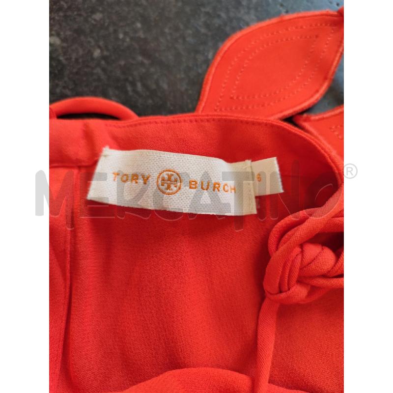 VESTITO DONNA ROSSO CORALLO TORY BURCH | Mercatino dell'Usato Roma montemario 2