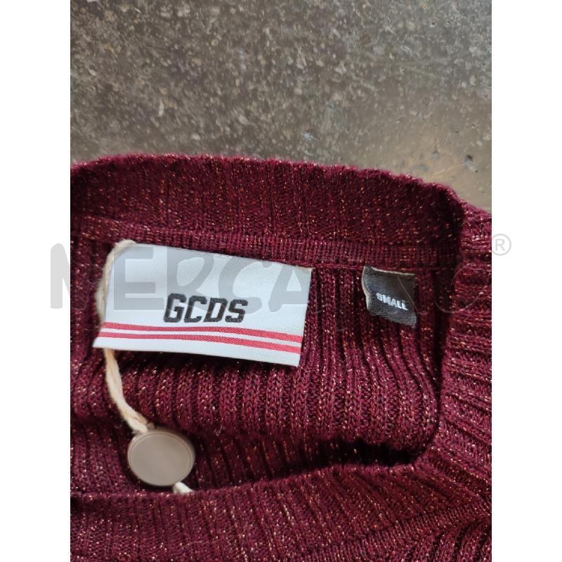 VESTITO DONNA ROSSO GCDS LUREX | Mercatino dell'Usato Roma montemario 2