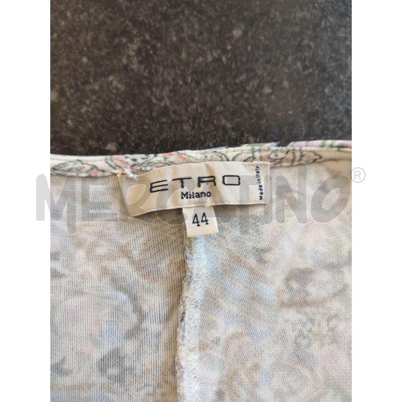 VESTITO DONNA VERDE BEIGE ETRO FANTASIA | Mercatino dell'Usato Roma montemario 2