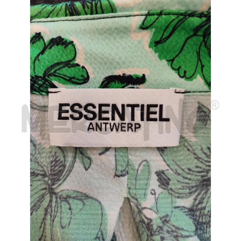 VESTITO DONNA VERDE ESSENTIEL FIORI | Mercatino dell'Usato Roma montemario 2