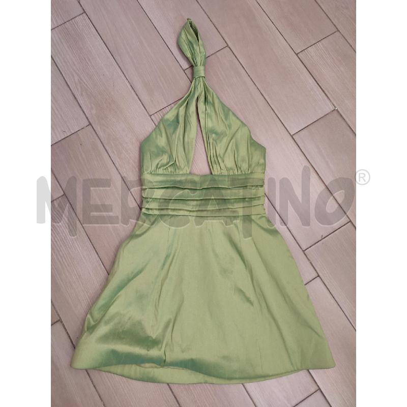 VESTITO DONNA VERDE JI JIL CANGIANTE | Mercatino dell'Usato Roma montemario 1