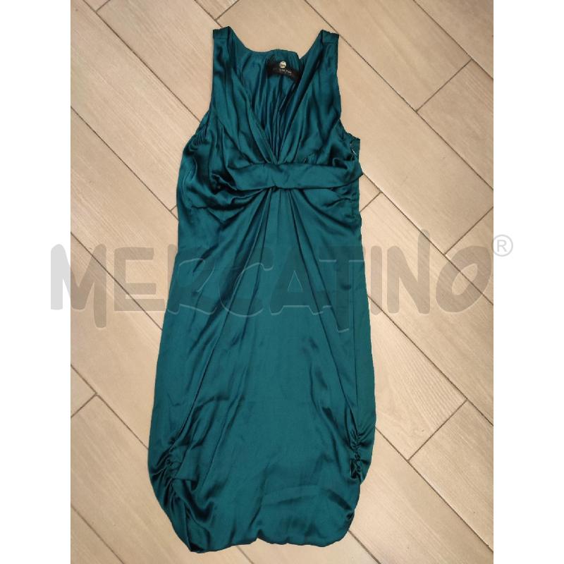 VESTITO DONNA VERDE SCURO PATRIZIA PEPE | Mercatino dell'Usato Roma montemario 1