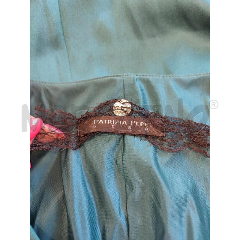 VESTITO DONNA VERDE SCURO PATRIZIA PEPE | Mercatino dell'Usato Roma montemario 2