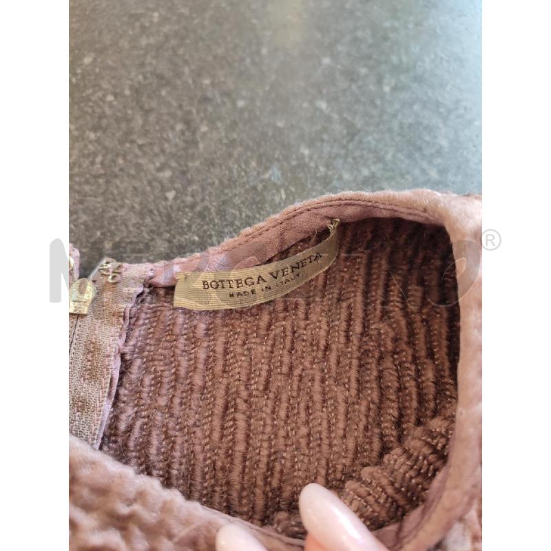 VESTITO DONNA VIOLA BOTTEGA VENETA ARRICCIATO | Mercatino dell'Usato Roma montemario 2