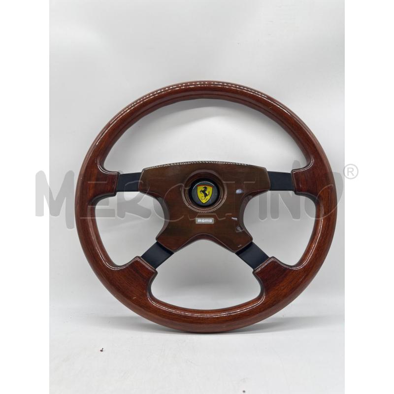 VOLANTE MOMO IN LEG CON LOGO FERRARI  | Mercatino dell'Usato Roma montemario 1