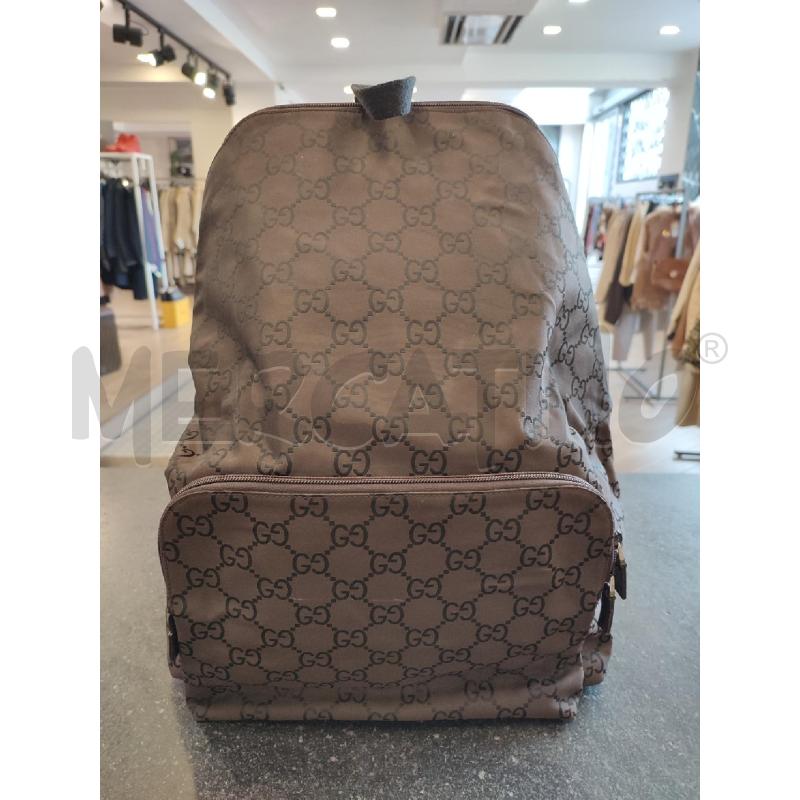 ZAINO UOMO MARRONE GUCCI MONOGRAM 112250214397 | Mercatino dell'Usato Roma montemario 1