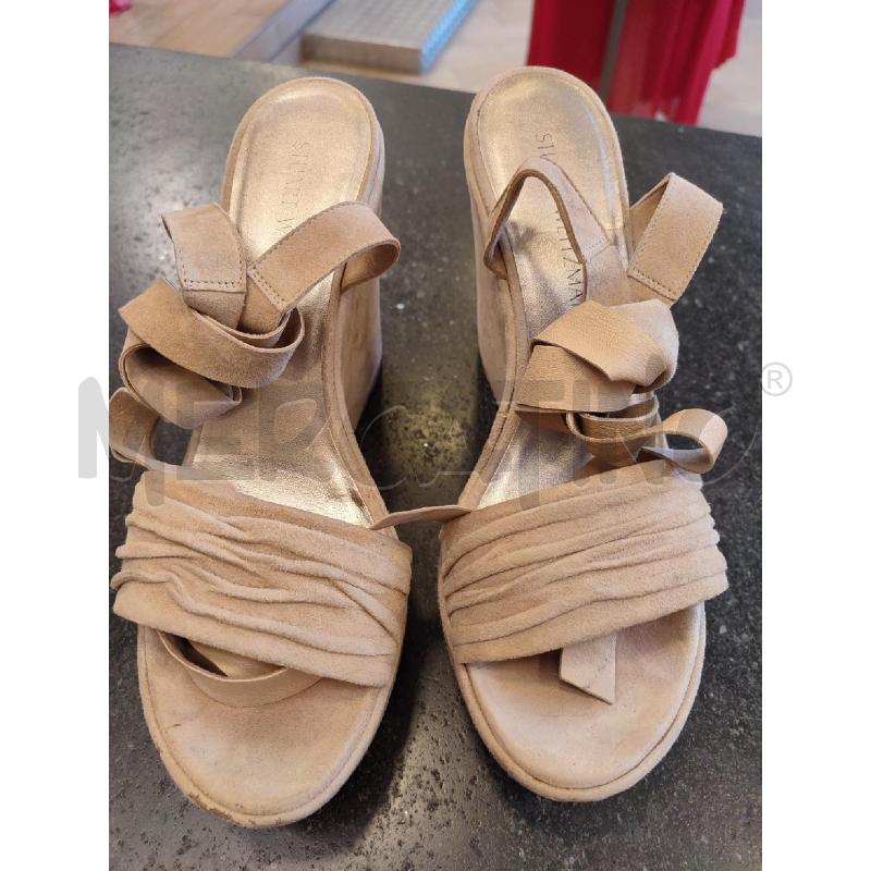 ZEPPA BEIGE STUART WEITZMAN | Mercatino dell'Usato Roma montemario 1