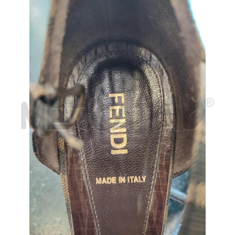 ZEPPA MARRONE FENDI | Mercatino dell'Usato Roma montemario 2
