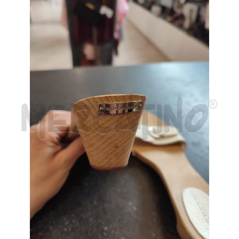 ZOCCOLI DONNA BIANCHI BURBERRY | Mercatino dell'Usato Roma montemario 3