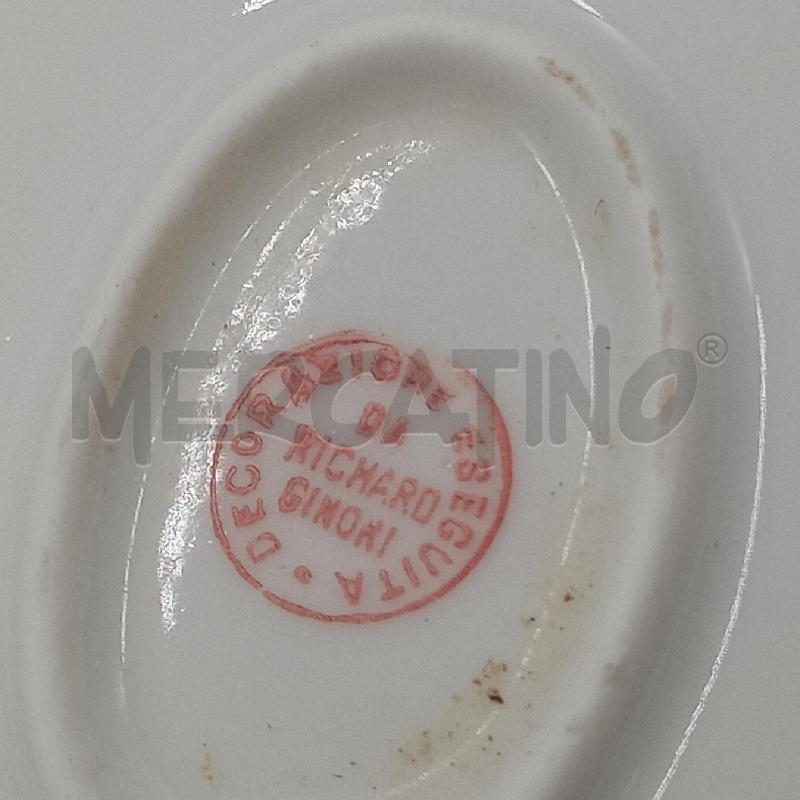 ZUPPIERA GINORI FESTONE FIORI VERDI | Mercatino dell'Usato Roma montemario 3