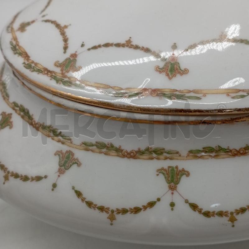 ZUPPIERA GINORI FESTONE FIORI VERDI | Mercatino dell'Usato Roma montemario 4