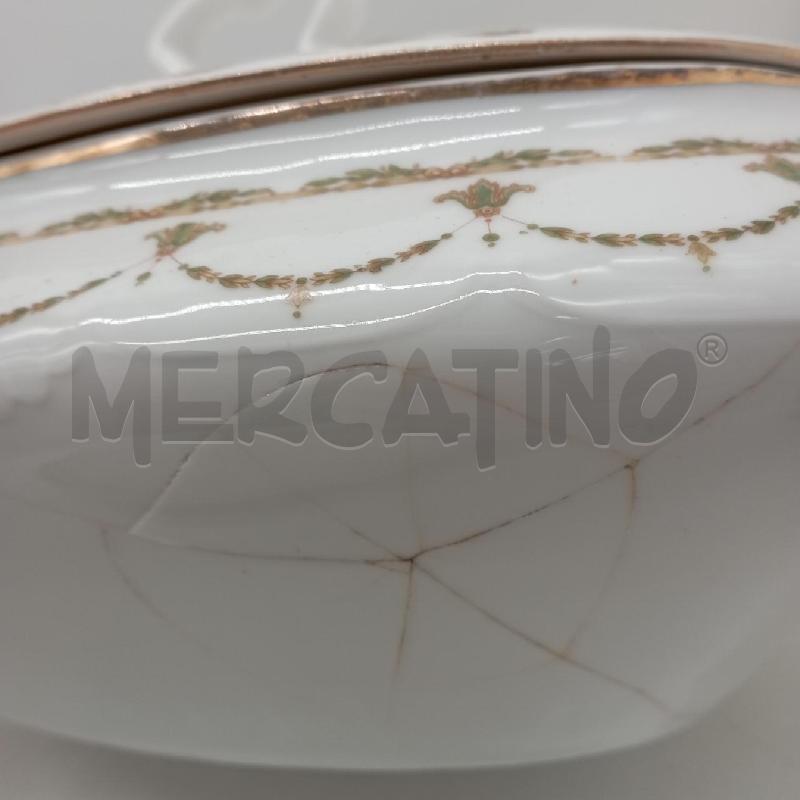 ZUPPIERA GINORI FESTONE FIORI VERDI | Mercatino dell'Usato Roma montemario 5