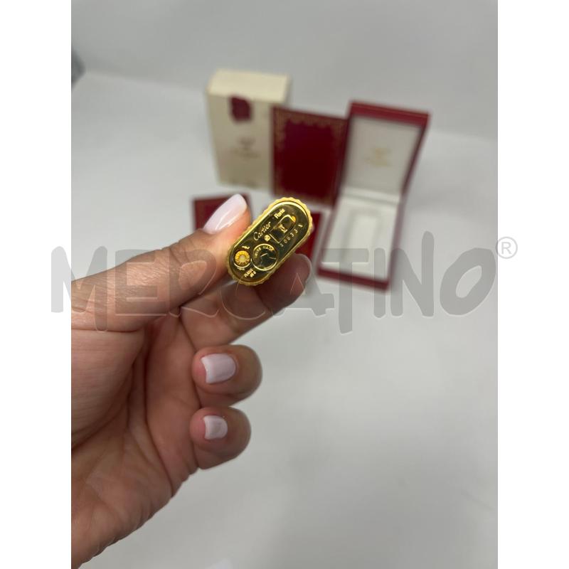ACCENDINO CARTIER DORATO CON SCAT E CERTIFICAZIONE | Mercatino dell'Usato Roma cinecitta' 2