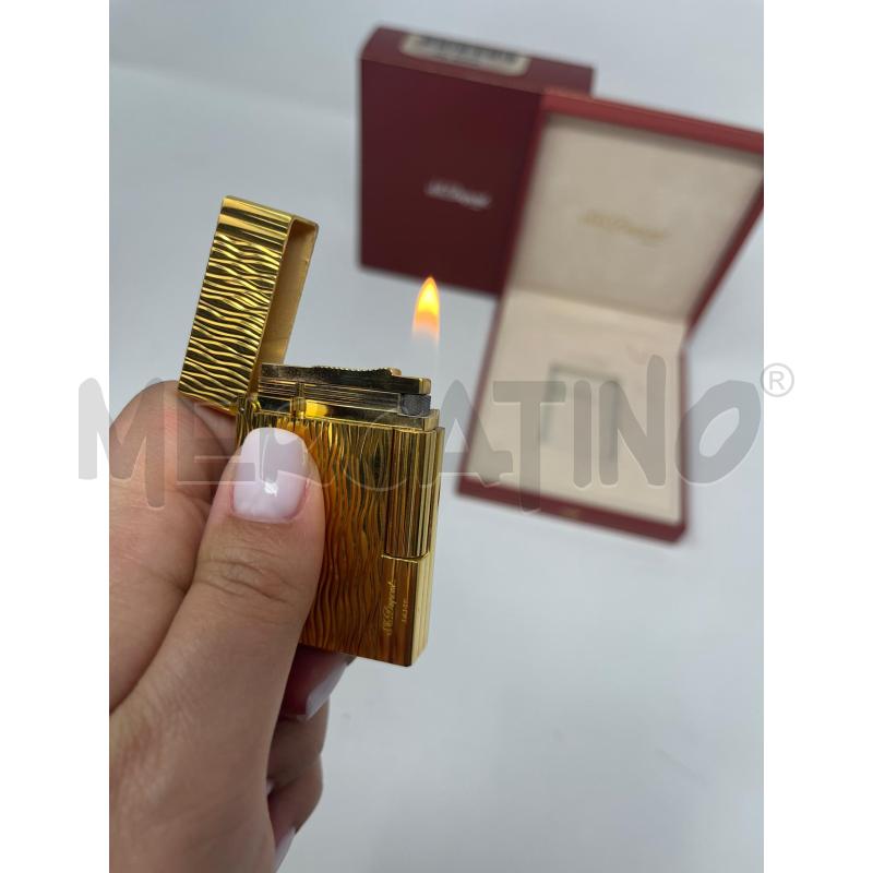 ACCENDINO DUPONT GATSBY ONDE DORATO | Mercatino dell'Usato Roma cinecitta' 4