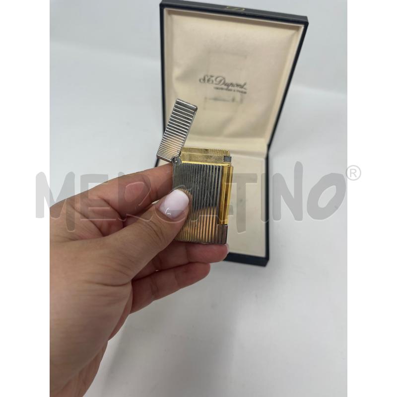 ACCENDINO DUPONT LIGNE ARG DORATO | Mercatino dell'Usato Roma cinecitta' 3