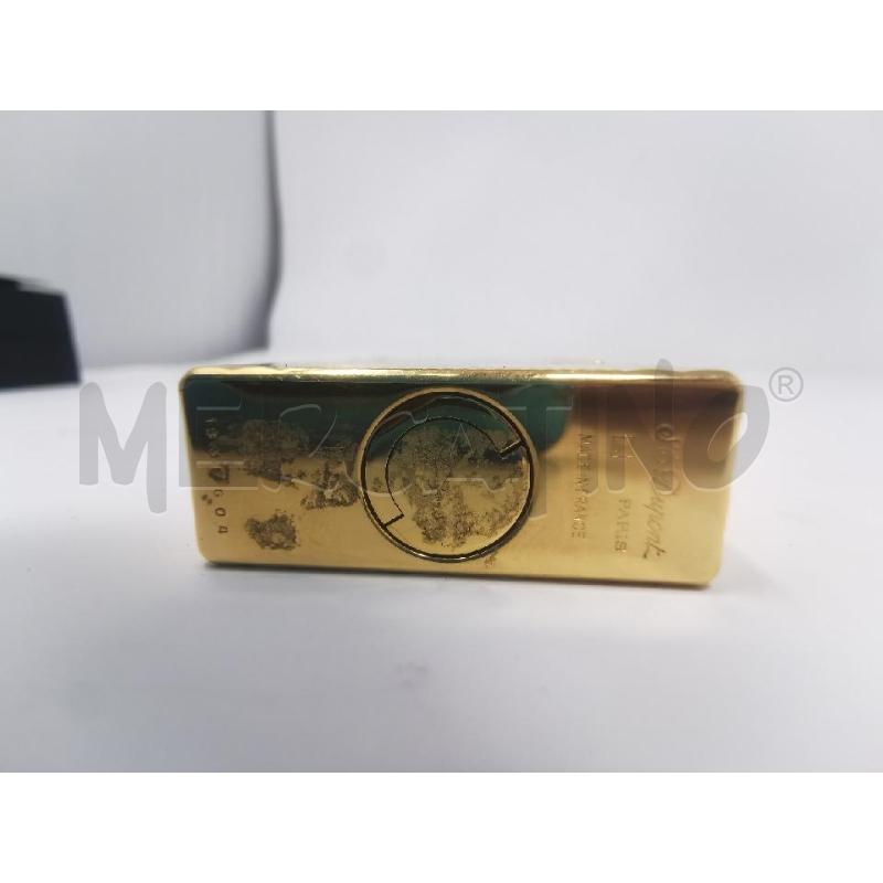 ACCENDINO ST DUPONT DORATO LINEE VERTICALI+SCAT  | Mercatino dell'Usato Roma cinecitta' 5