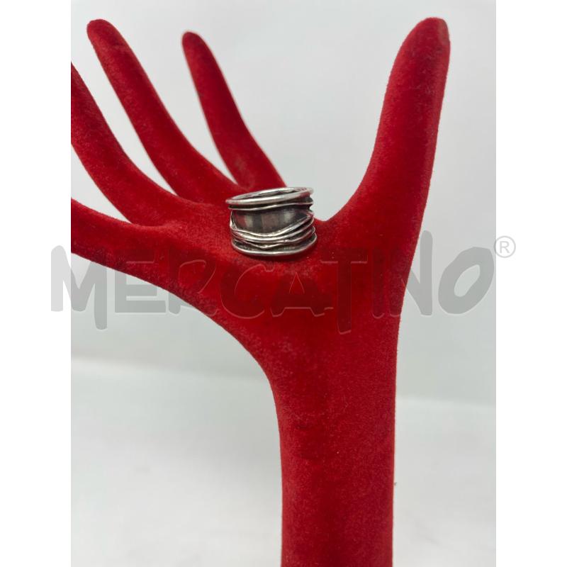 ANELLO DONNA ARG A FASCIA RILIEV  | Mercatino dell'Usato Roma cinecitta' 1