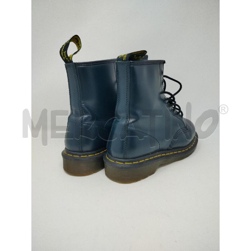 ANFIBI DONNA DR MARTENS BLU PETROLIO  | Mercatino dell'Usato Roma cinecitta' 3