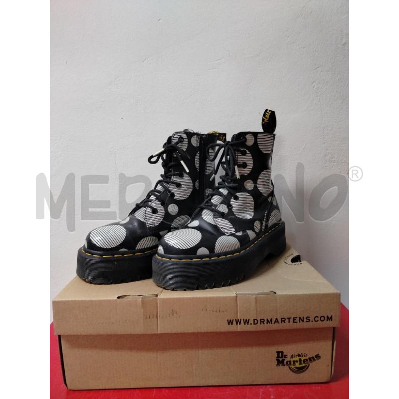 ANFIBI DONNA DR MARTENS NERE CERCHIO BINACHI PLATF | Mercatino dell'Usato Roma cinecitta' 1
