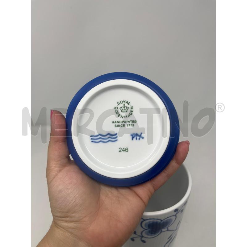 BARATTOLO MEGA FLUTED BLUE ROYAL COPENHAGEN  | Mercatino dell'Usato Roma cinecitta' 4