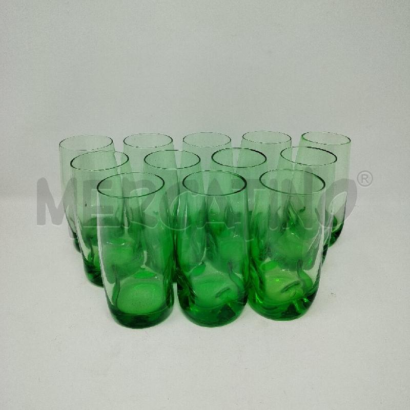 BICCHIERI PZ. 12 URANIUM GLASS TUMBLR | Mercatino dell'Usato Roma cinecitta' 3