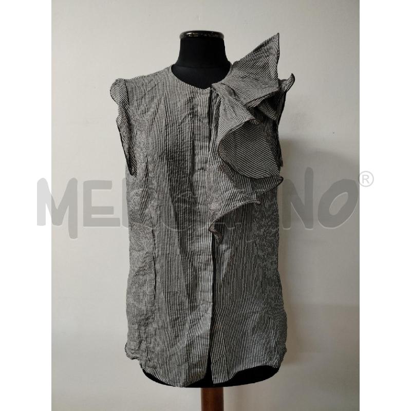 BLUSA DONNA MAX MARA GRIGIA GESSATA VOILANT | Mercatino dell'Usato Roma cinecitta' 1