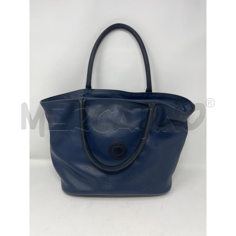 BORSA DONNA COCCINELLEBLU MANICI LOGO NERI | Mercatino dell'Usato Roma cinecitta' 1