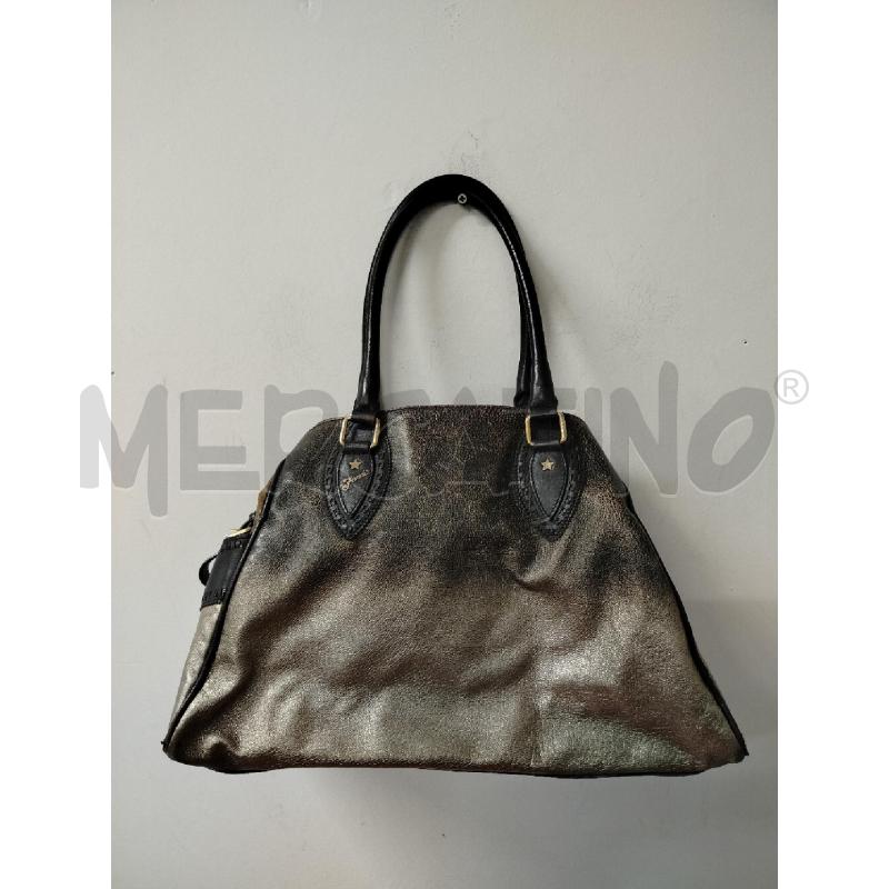 BORSA DONNA FENDI MARRONE DORATA MANICI MARRONI RFETTANGOLARE | Mercatino dell'Usato Roma cinecitta' 1