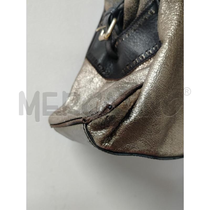 BORSA DONNA FENDI MARRONE DORATA MANICI MARRONI RFETTANGOLARE | Mercatino dell'Usato Roma cinecitta' 3