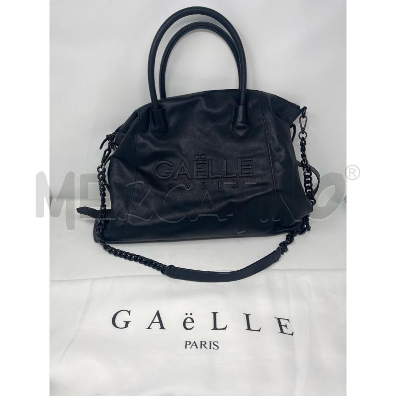 BORSA DONNA GAELLE NERA CATENA TRAP  | Mercatino dell'Usato Roma cinecitta' 1
