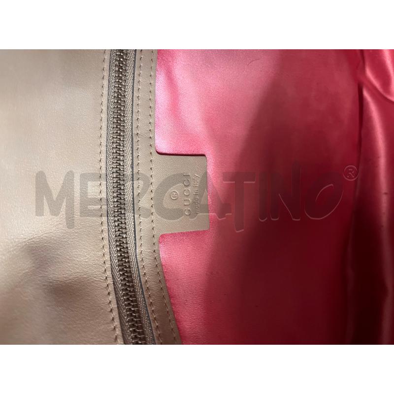 BORSA DONNA GUCCI MARMONT VELLUTO MARRONE GG DORATO | Mercatino dell'Usato Roma cinecitta' 3