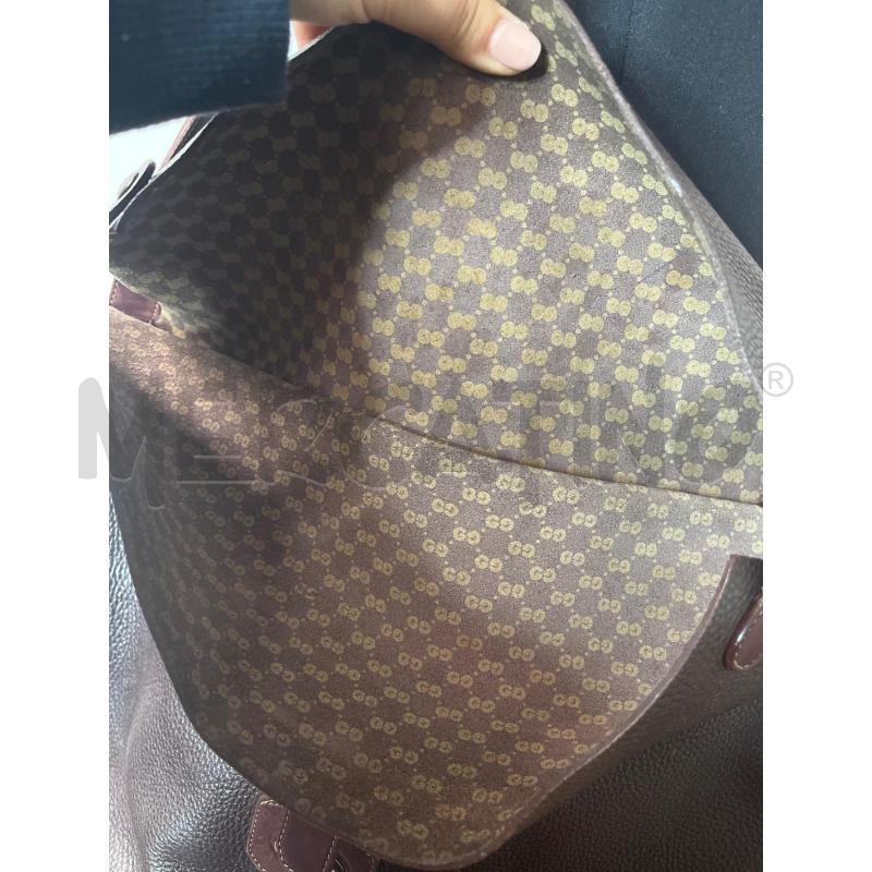 BORSA DONNA GUCCI VINACCIA + TRACOLLA INT MONOGRAM MARRONE  | Mercatino dell'Usato Roma cinecitta' 4