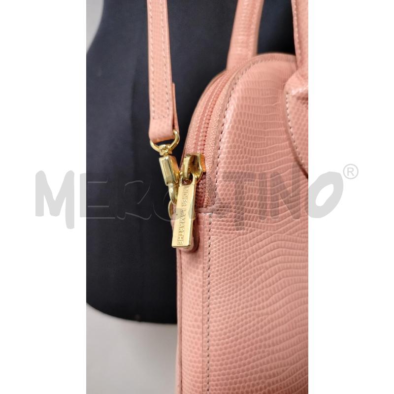 BORSA DONNA LAMARTHE SALMONE SQUAMATA + TRACOLLA | Mercatino dell'Usato Roma cinecitta' 2