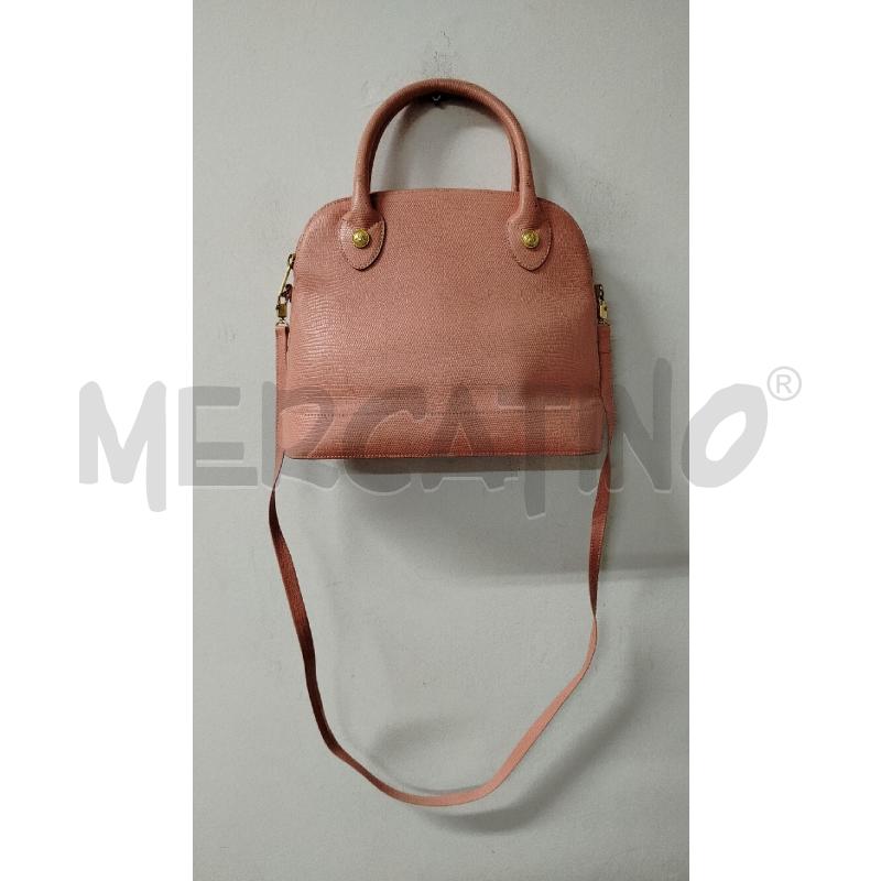 BORSA DONNA LAMARTHE SALMONE SQUAMATA + TRACOLLA | Mercatino dell'Usato Roma cinecitta' 3