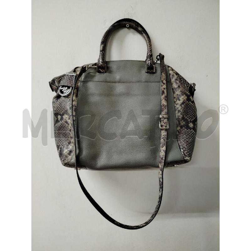 BORSA DONNA MICHAEL KORS GRIGIA PITONATA | Mercatino dell'Usato Roma cinecitta' 3