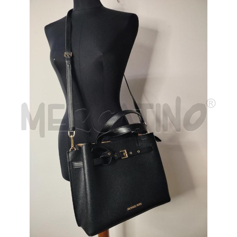 BORSA DONNA MICHAEL KORS NERO INT MARRONE | Mercatino dell'Usato Roma cinecitta' 1