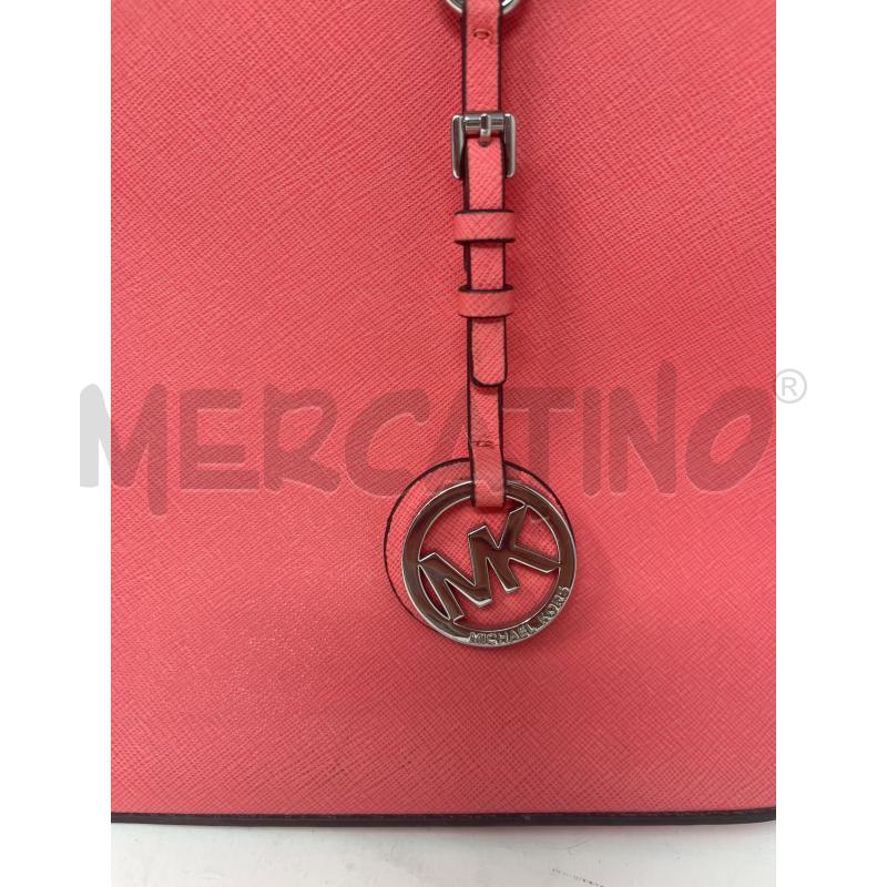 BORSA DONNA MICHAEL KORS ROSA GRANDE | Mercatino dell'Usato Roma cinecitta' 2