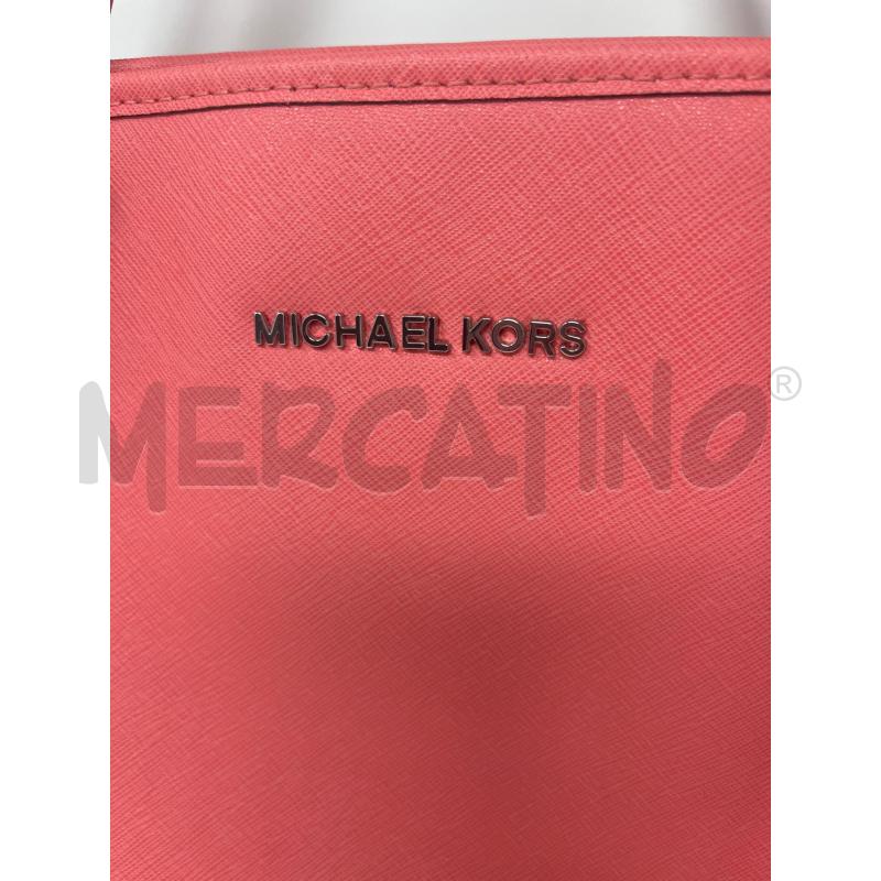 BORSA DONNA MICHAEL KORS ROSA GRANDE | Mercatino dell'Usato Roma cinecitta' 3