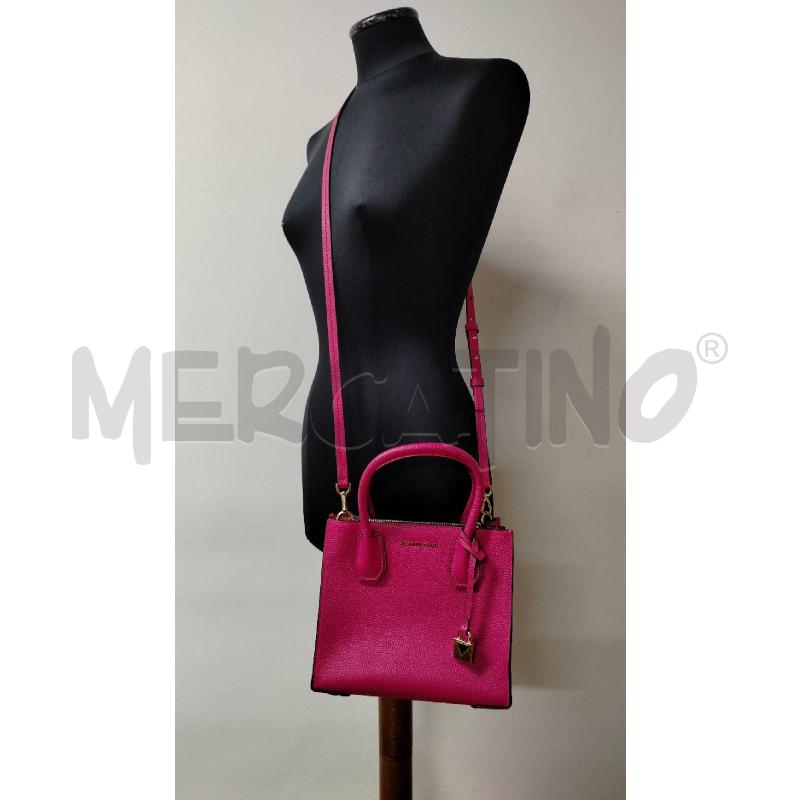 BORSA DONNA MICHEAL KORS FUCSIA CIONDOLO LUCCHETTO | Mercatino dell'Usato Roma cinecitta' 1