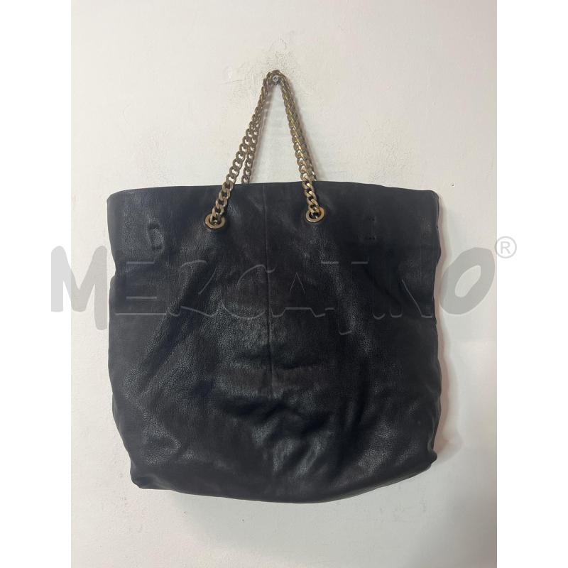 BORSA LANVIN NERA HANDBAG CATENA DORATA | Mercatino dell'Usato Roma cinecitta' 1