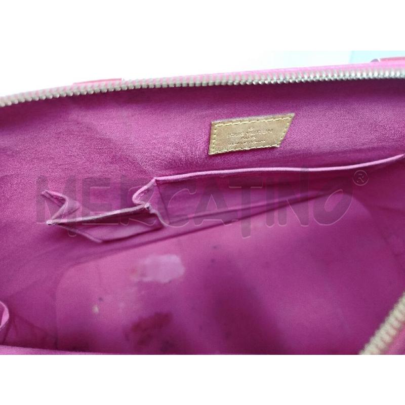 BORSA LOUIS VUITTON ALMA GM VERNIS MONOGRAM ROSE POP | Mercatino dell'Usato Roma cinecitta' 5