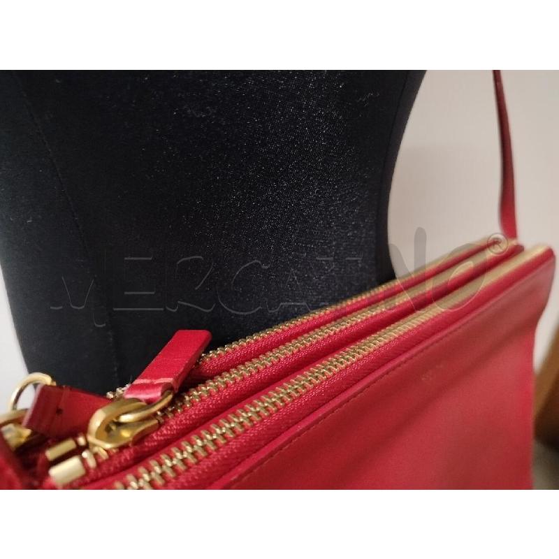 BORSETTA DONNA CELINE TRIO ROSSA  | Mercatino dell'Usato Roma cinecitta' 3
