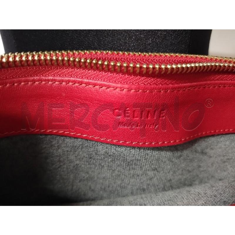 BORSETTA DONNA CELINE TRIO ROSSA  | Mercatino dell'Usato Roma cinecitta' 4