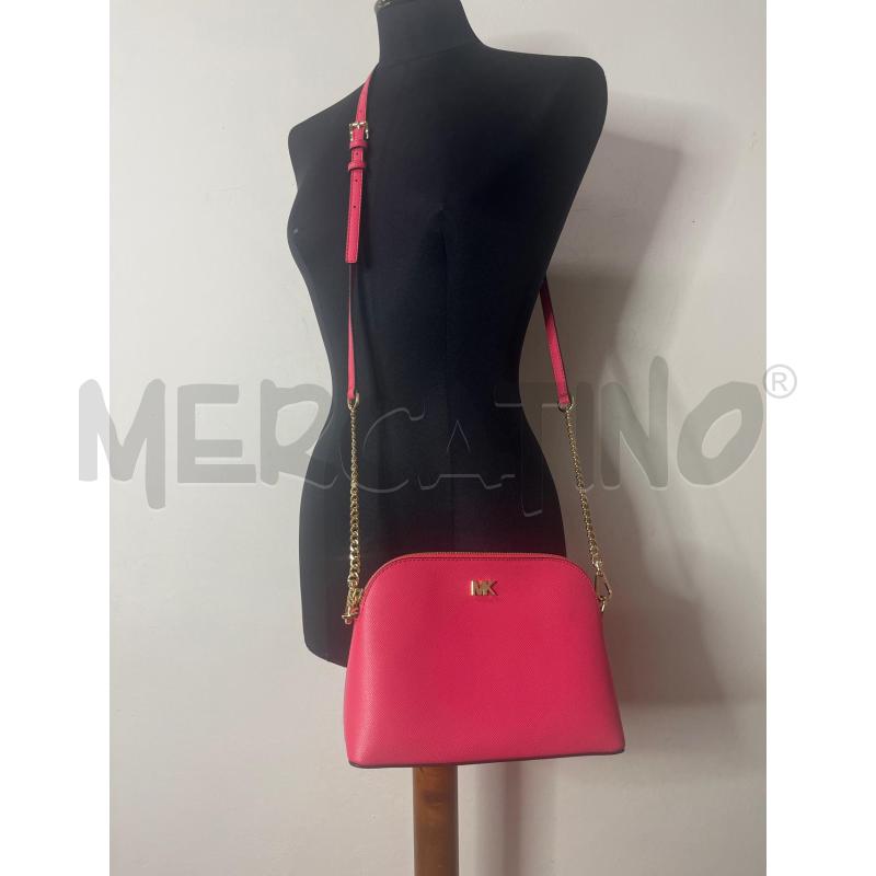 BORSETTA DONNA MICHEL KORS FUCSIA CATENELLA | Mercatino dell'Usato Roma cinecitta' 1