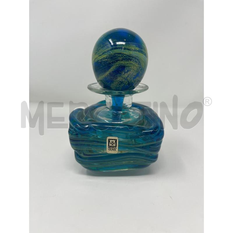 BOTTIGLIETTA MDINA GLASS BLU  | Mercatino dell'Usato Roma cinecitta' 1